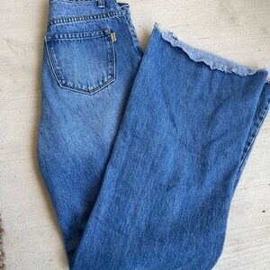 Vibrant wide leg jeans